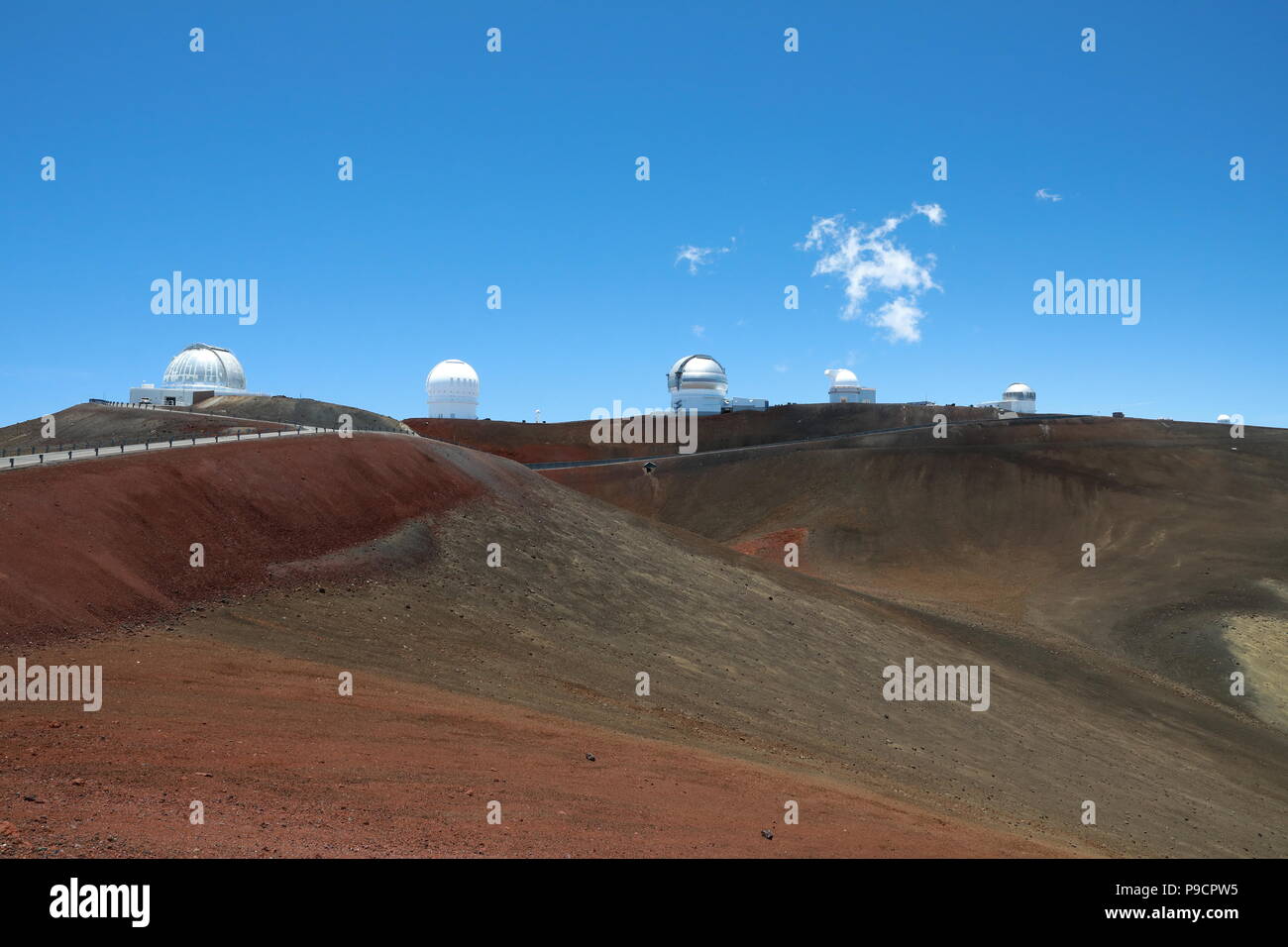 Mauna Kea telescopes , Big Island, Hawaii Stock Photo Alamy