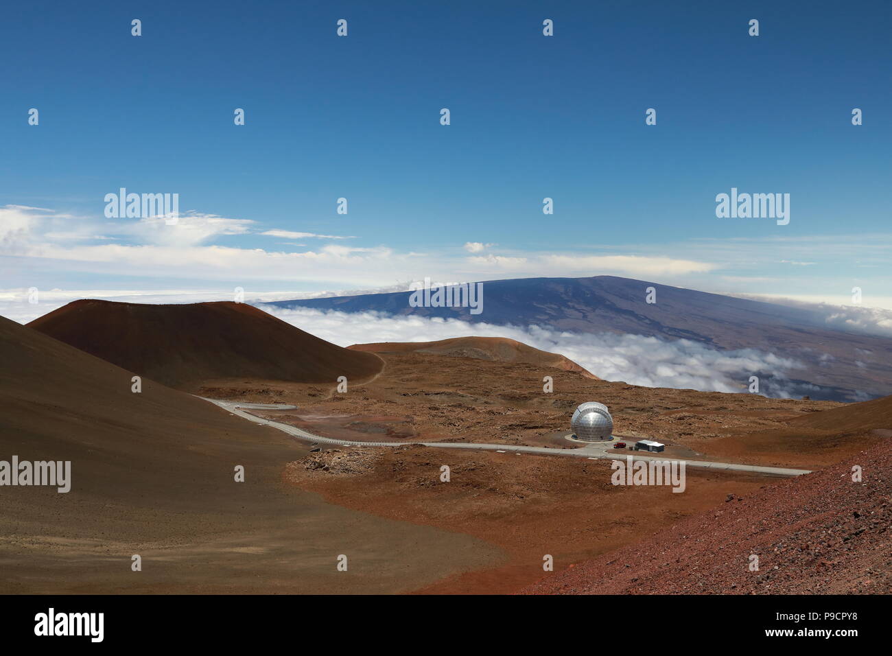 Mauna Kea telescopes , Big Island, Hawaii Stock Photo Alamy