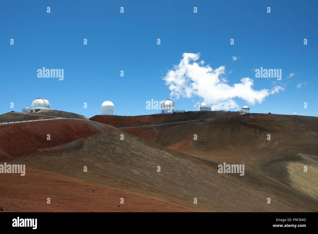Mauna Kea telescopes , Big Island, Hawaii Stock Photo Alamy