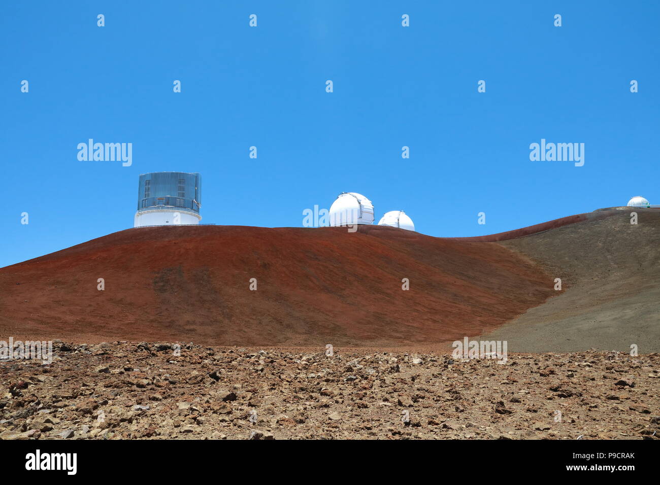 Mauna Kea telescopes , Big Island, Hawaii Stock Photo Alamy
