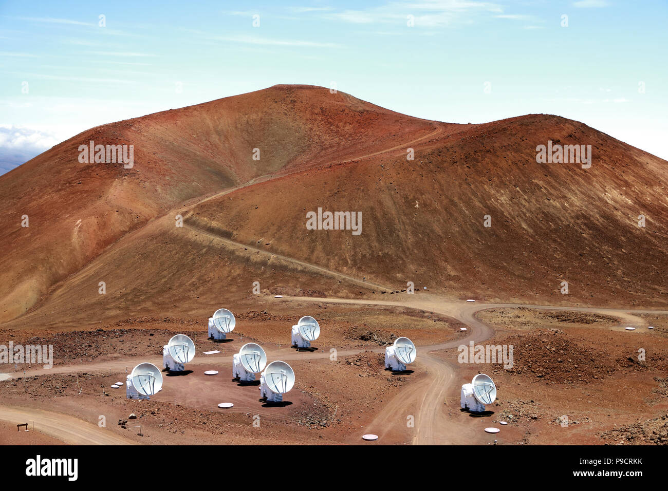 Mauna Kea telescopes , Big Island, Hawaii Stock Photo Alamy