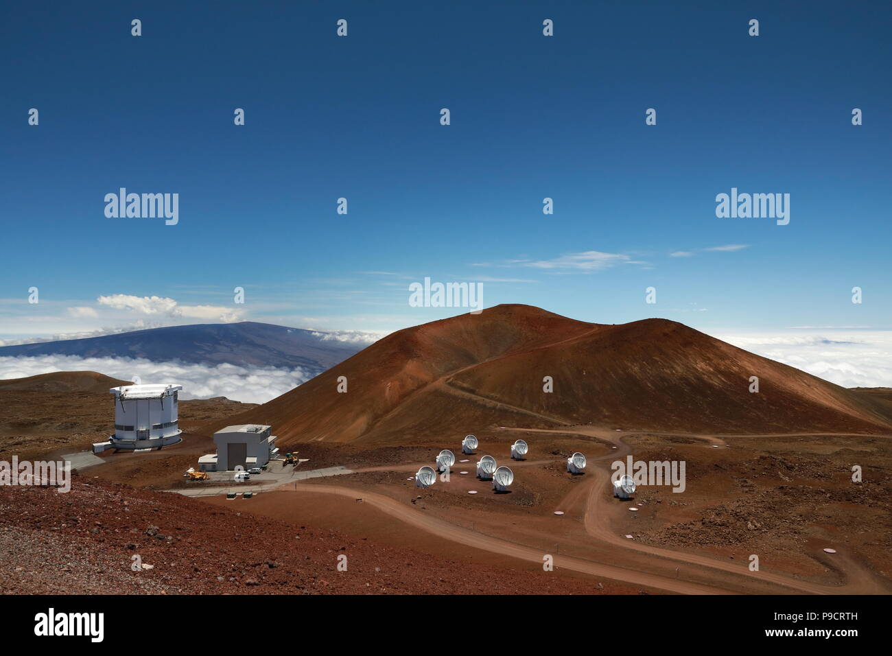 Mauna Kea telescopes , Big Island, Hawaii Stock Photo Alamy