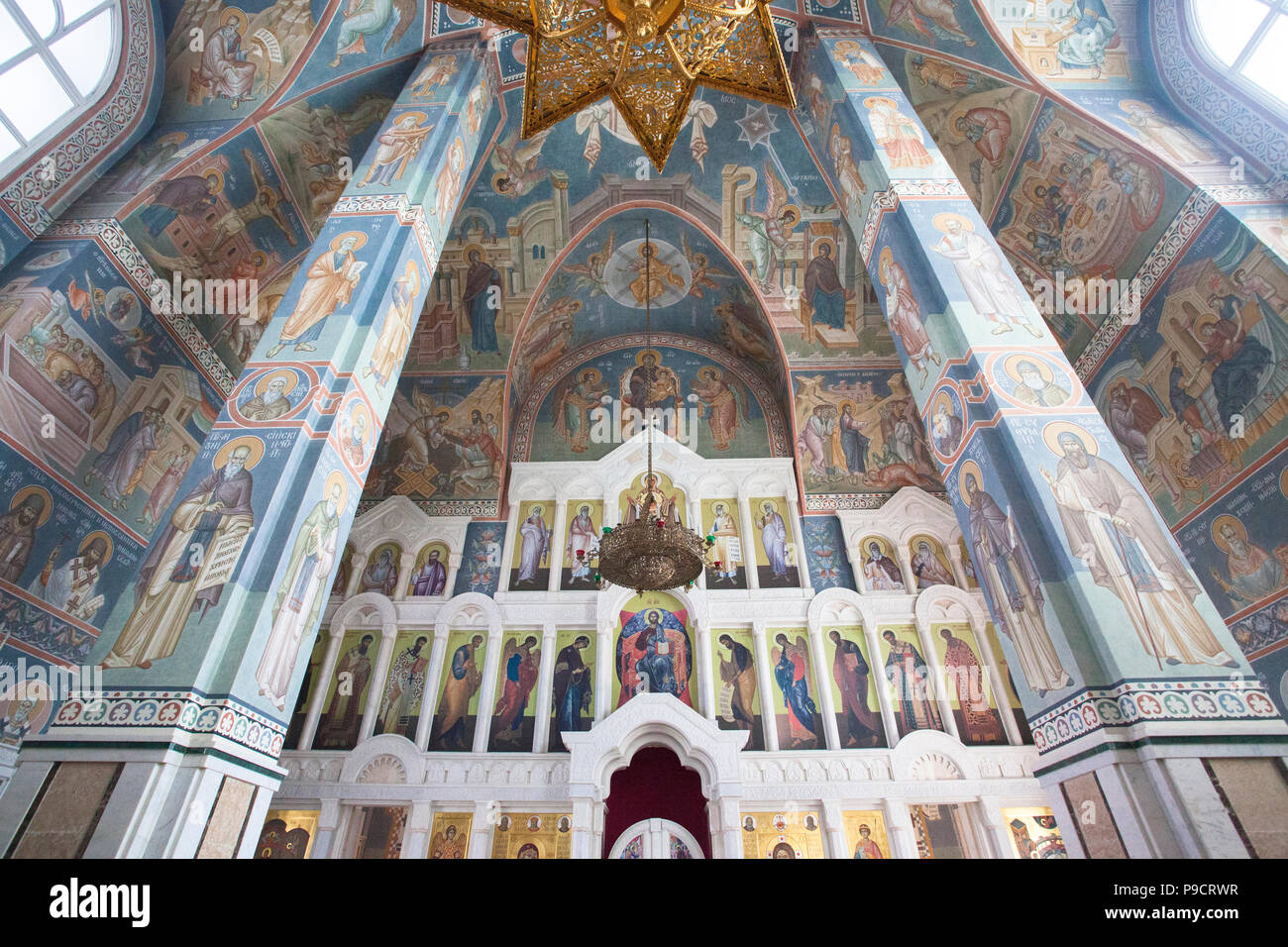 Arkhangelsk Cathedral interior, Russia Stock Photo