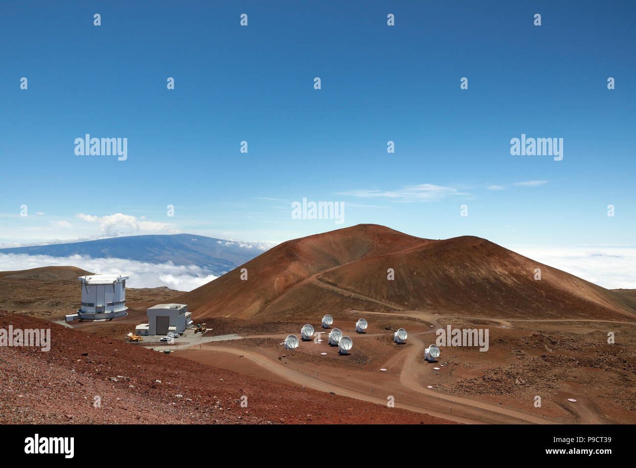 Mauna Kea telescopes , Big Island, Hawaii Stock Photo Alamy