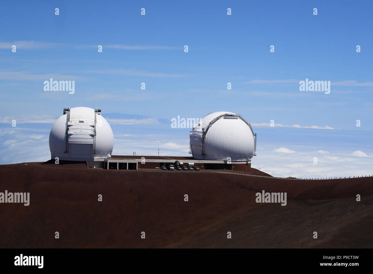 Mauna Kea telescopes , Big Island, Hawaii Stock Photo Alamy