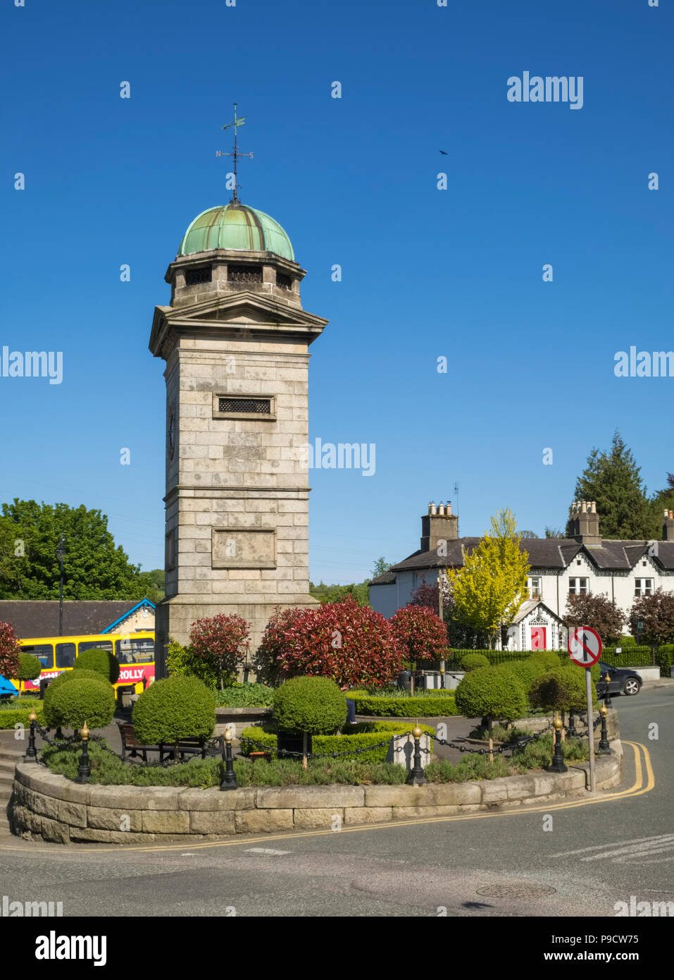 Enniskerry village square in Co Wicklow, a small village in Ireland, Europe Stock Photo