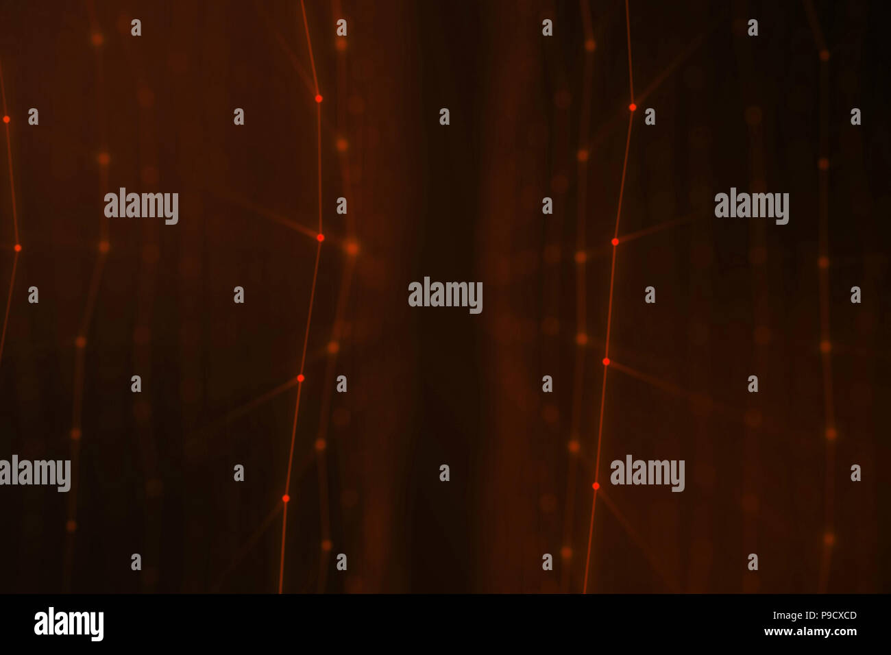 Abstract background of lines and dots, low poly mesh. Internet ...