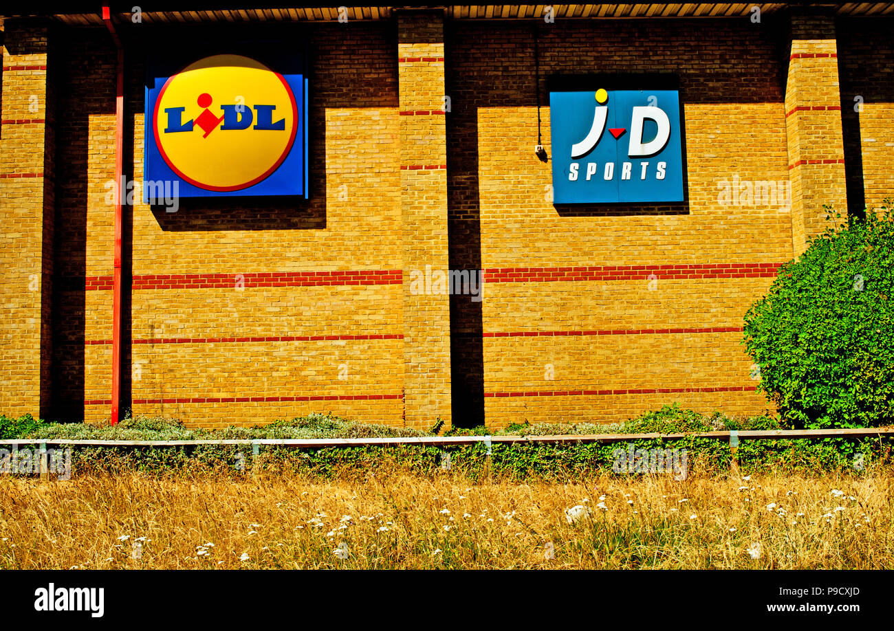 Lidle and JD Sports, Catford, Borough of Lewisham, London, England