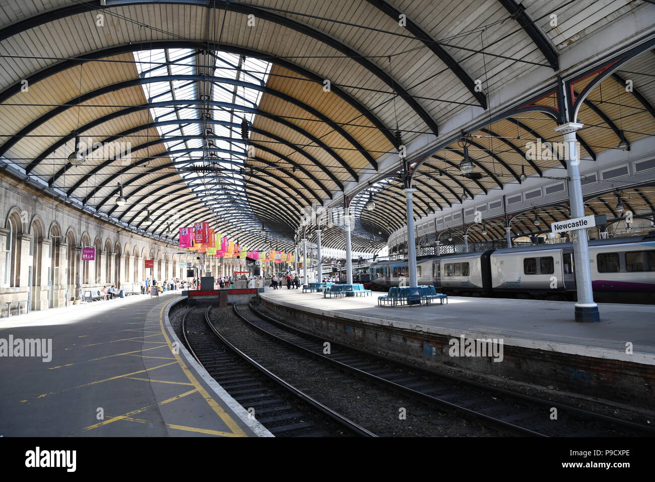 newcastle central railway station high resolution stock photography and images alamy