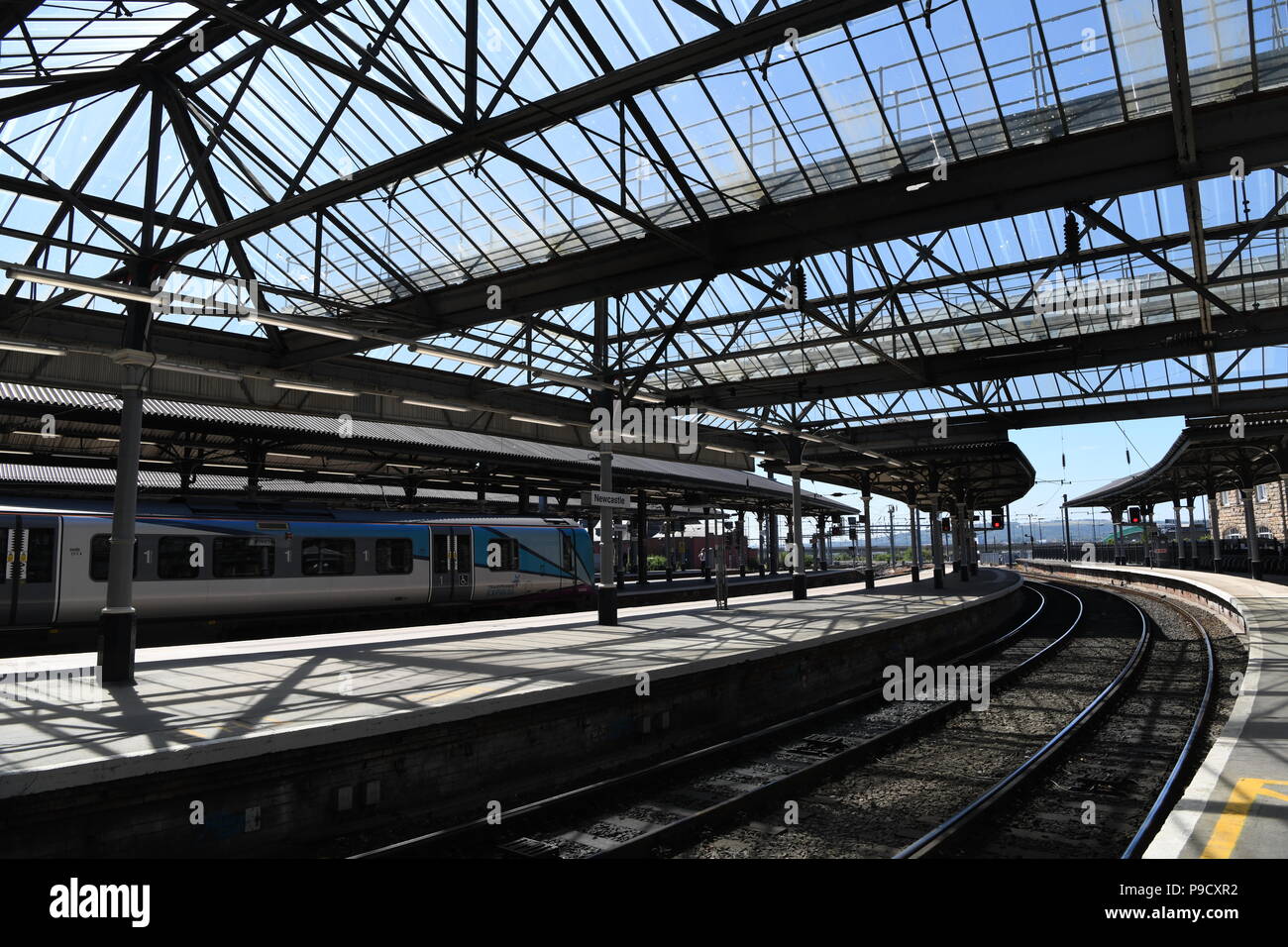 Newcastle Central Railway Station, Newcastle upon Tyne, England UK