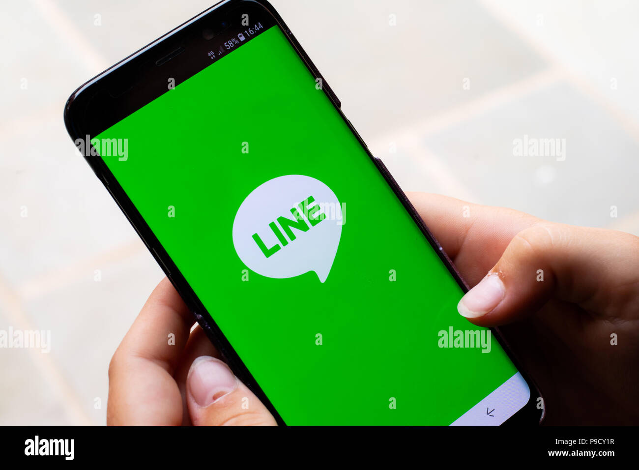 Lincoln, United Kingdom - 07/16/2018: The load screen for the Line ...