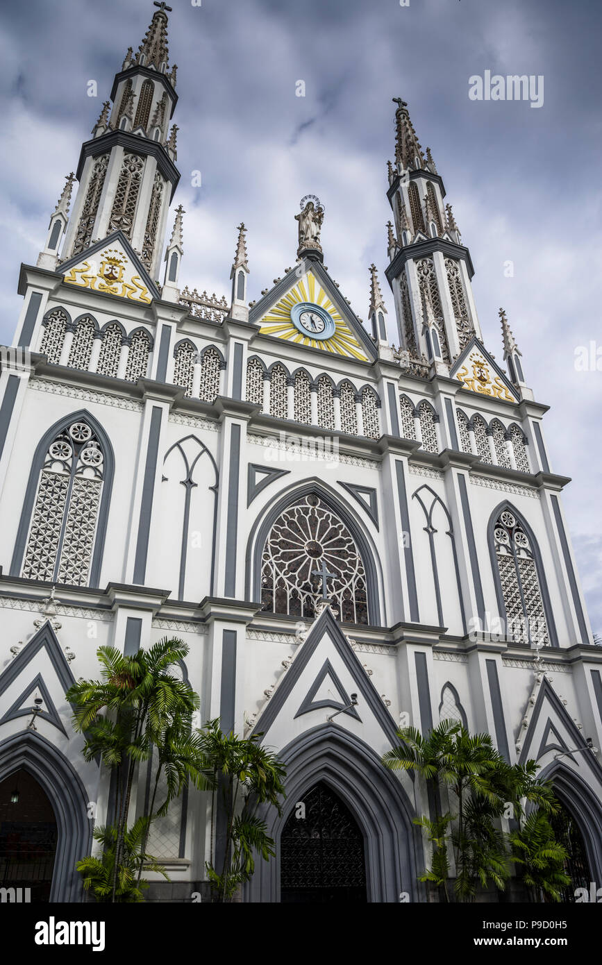 Iglesia Nuestra Sra. del Carmen on Via Espana in Panama City Panama Stock Photo
