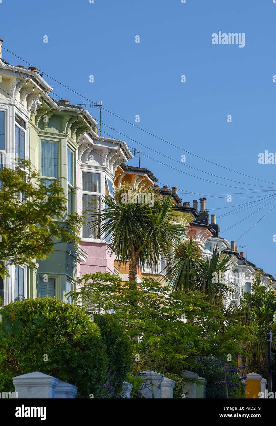 Views around the Hanover area of Brighton UK Stock Photo Alamy