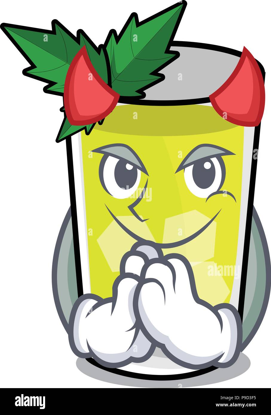 Devil mint julep mascot cartoon Stock Vector Image & Art Alamy