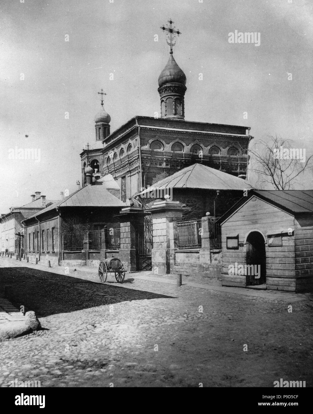 The Church of Saint Michael the Archangel on Ovchinniki in Moscow. Museum: Russian State Film and Photo Archive, Krasnogorsk. Stock Photo