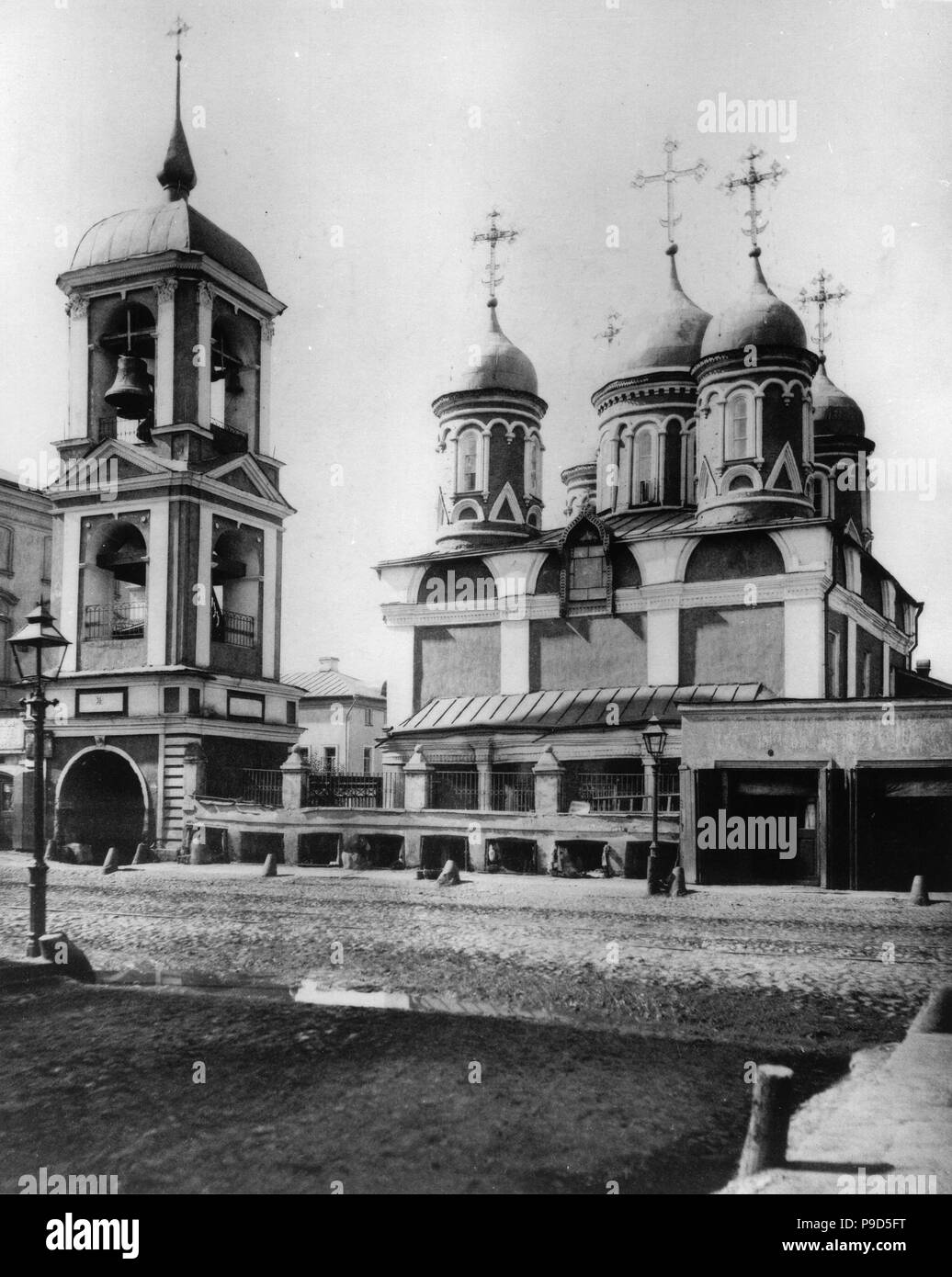 The Church of the Life-Giving Trinity on Listy in Moscow. Museum: Russian State Film and Photo Archive, Krasnogorsk. Stock Photo