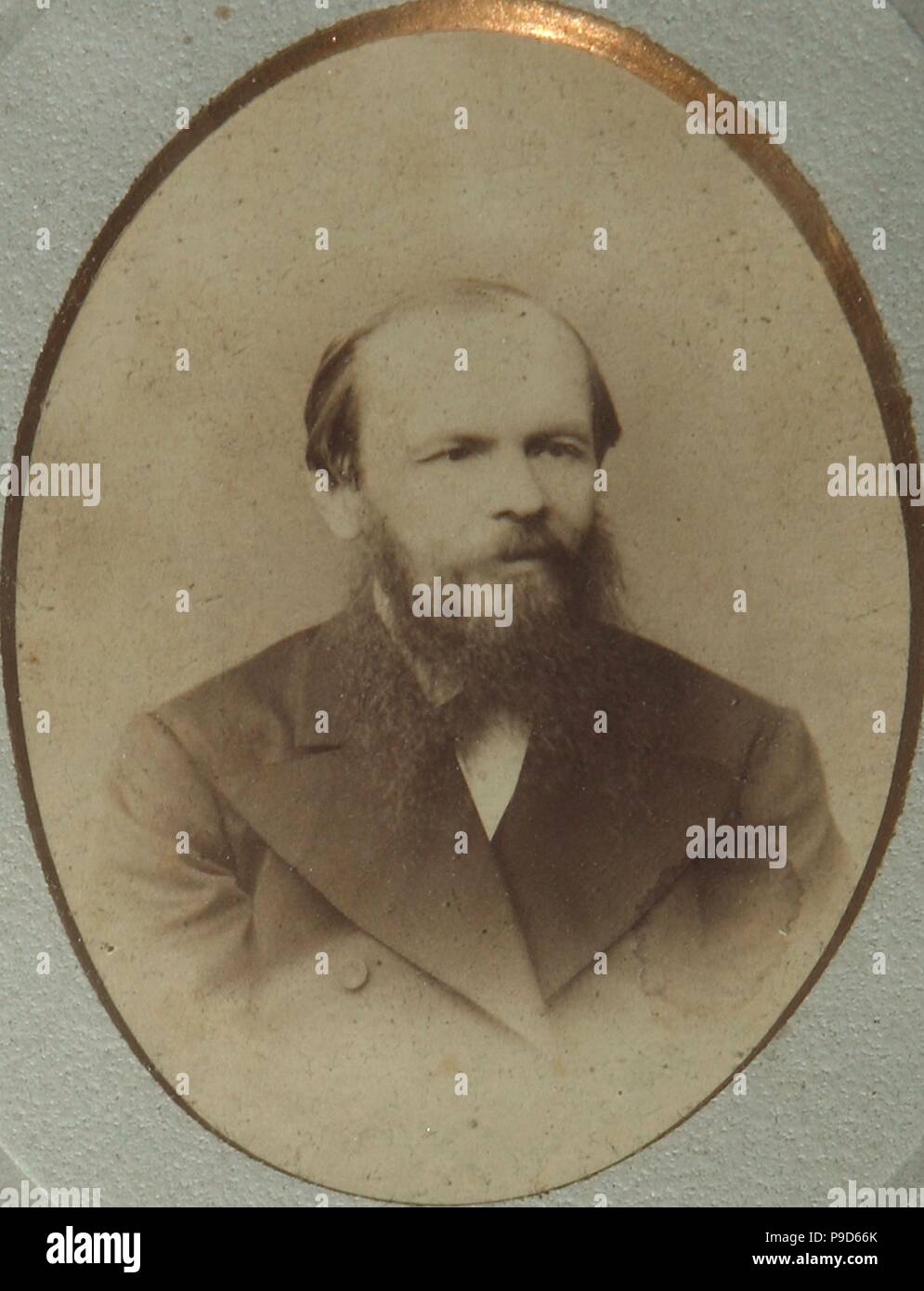 Portrait of the author Fyodor M. Dostoevsky (1821-1881). Museum: Institut of Russian Literature IRLI (Pushkin-House), St Petersburg. Stock Photo