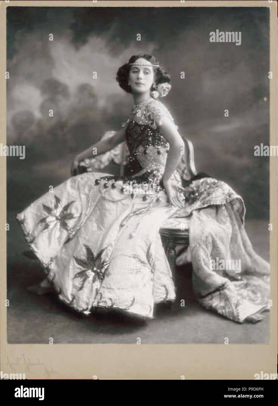 Ballet dancer Anna Pavlova. Museum: PRIVATE COLLECTION. Stock Photo