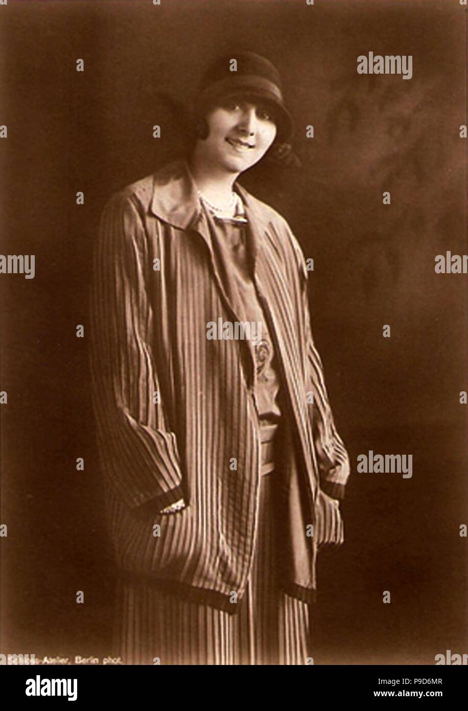 Ballet dancer Vera Karalli in Berlin. Museum PRIVATE COLLECTION Stock