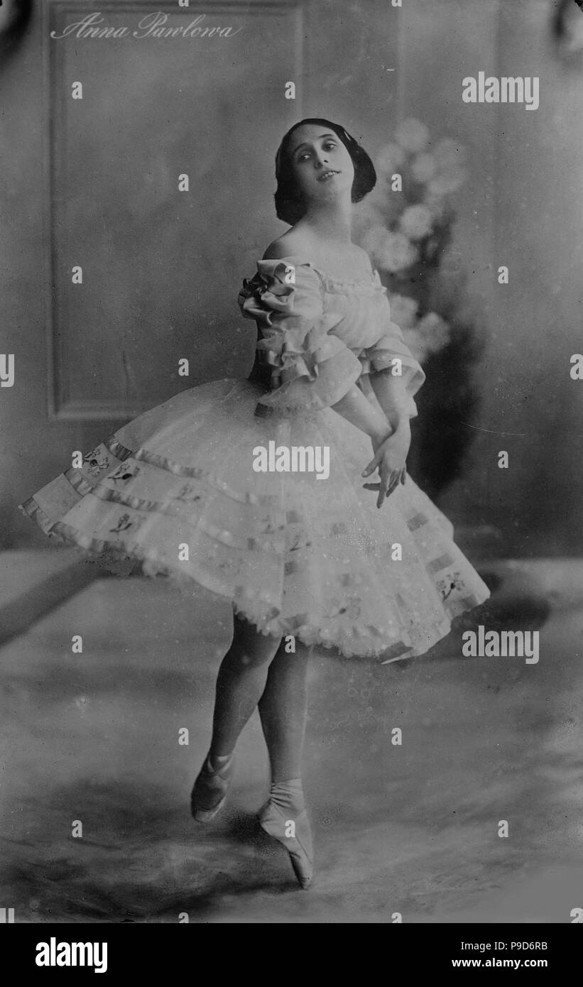 Ballerina Anna Pavlova. Museum: PRIVATE COLLECTION. Stock Photo