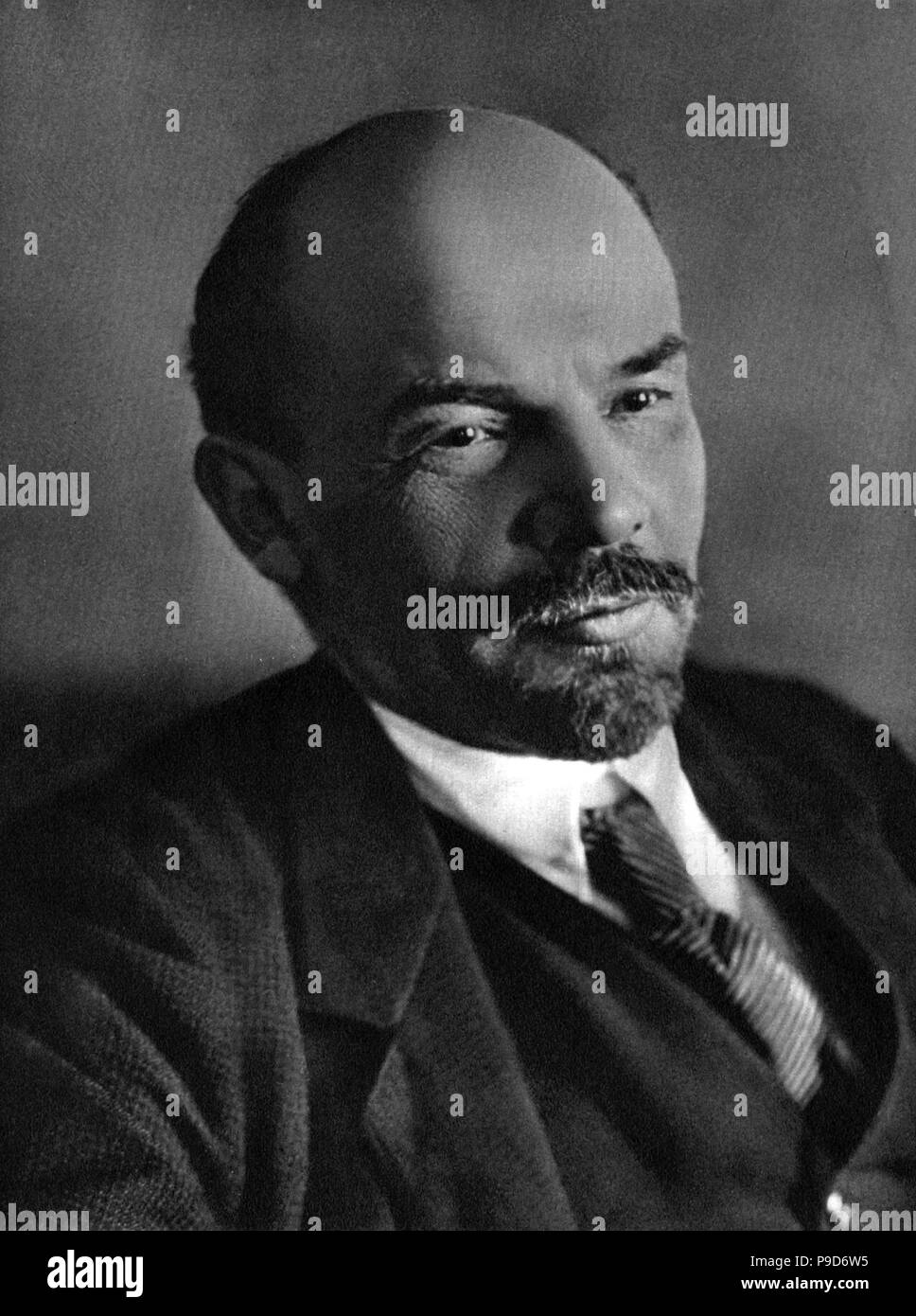 Vladimir Lenin. Petrograd, January 1918. Museum: State History Museum, Moscow. Stock Photo