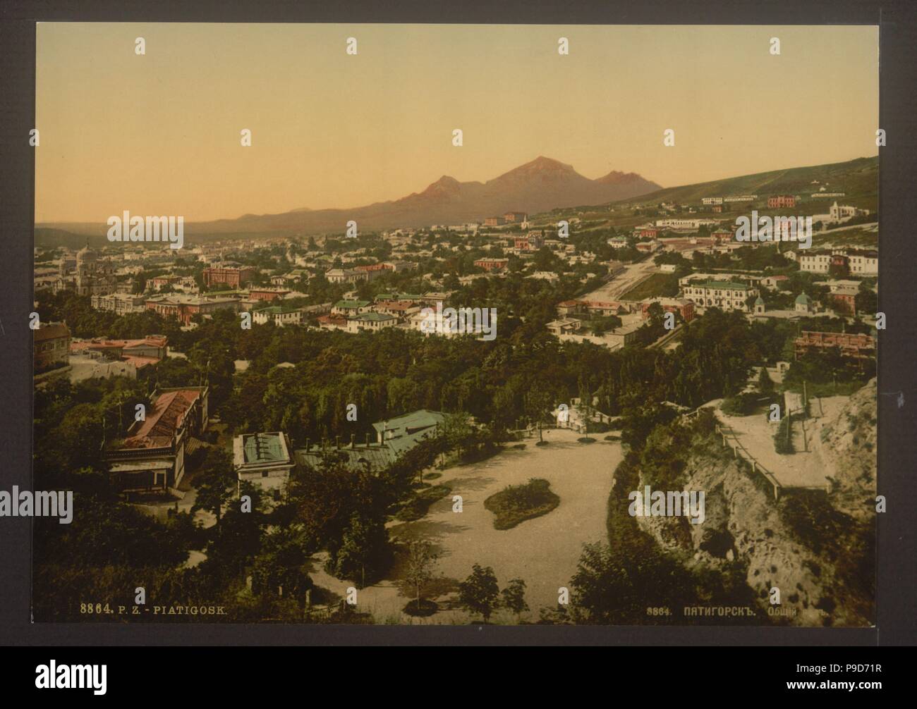 View of Pyatigorsk. Museum: PRIVATE COLLECTION. Stock Photo