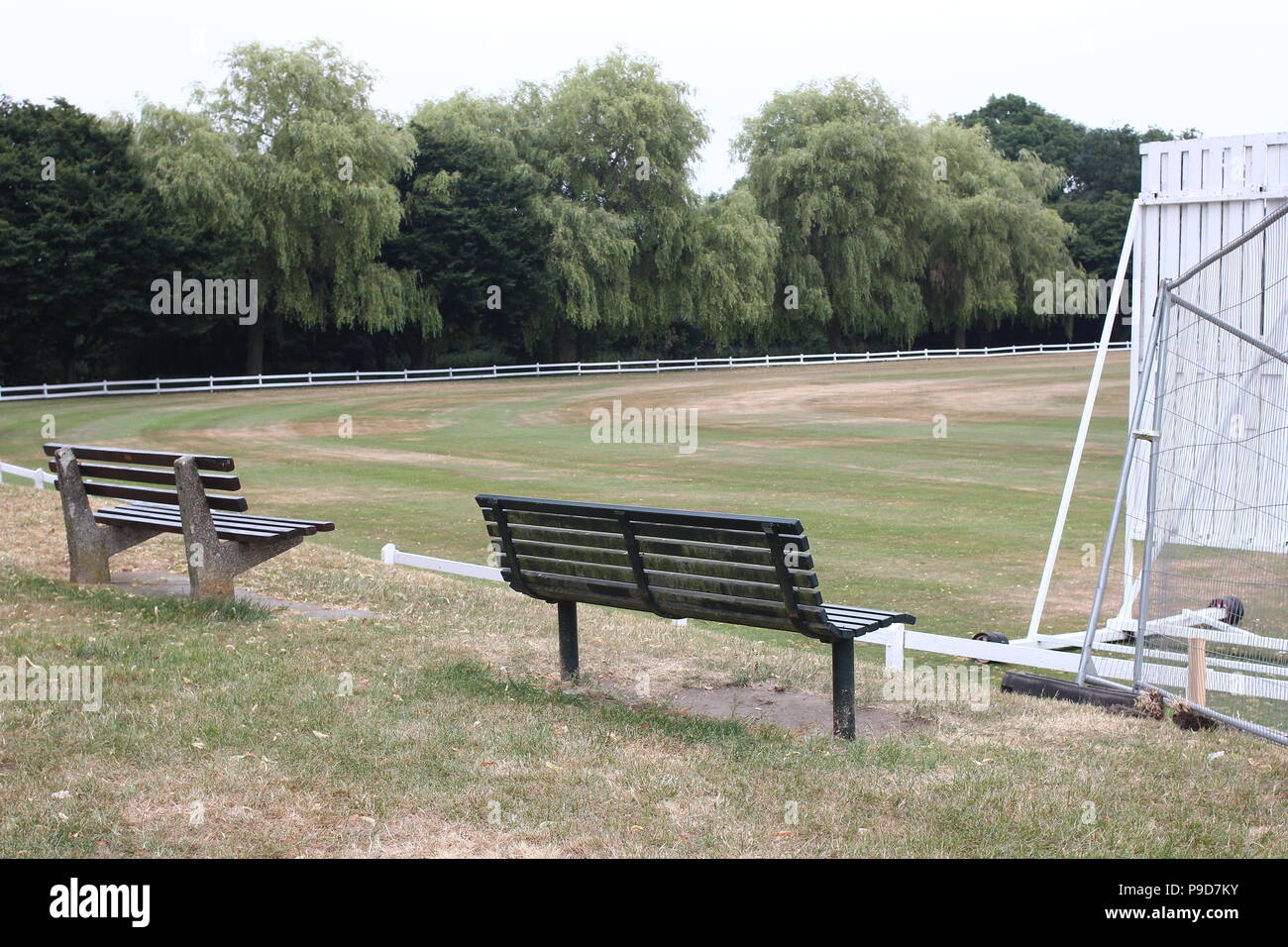 Bedworth Cricket Ground Stock Photo