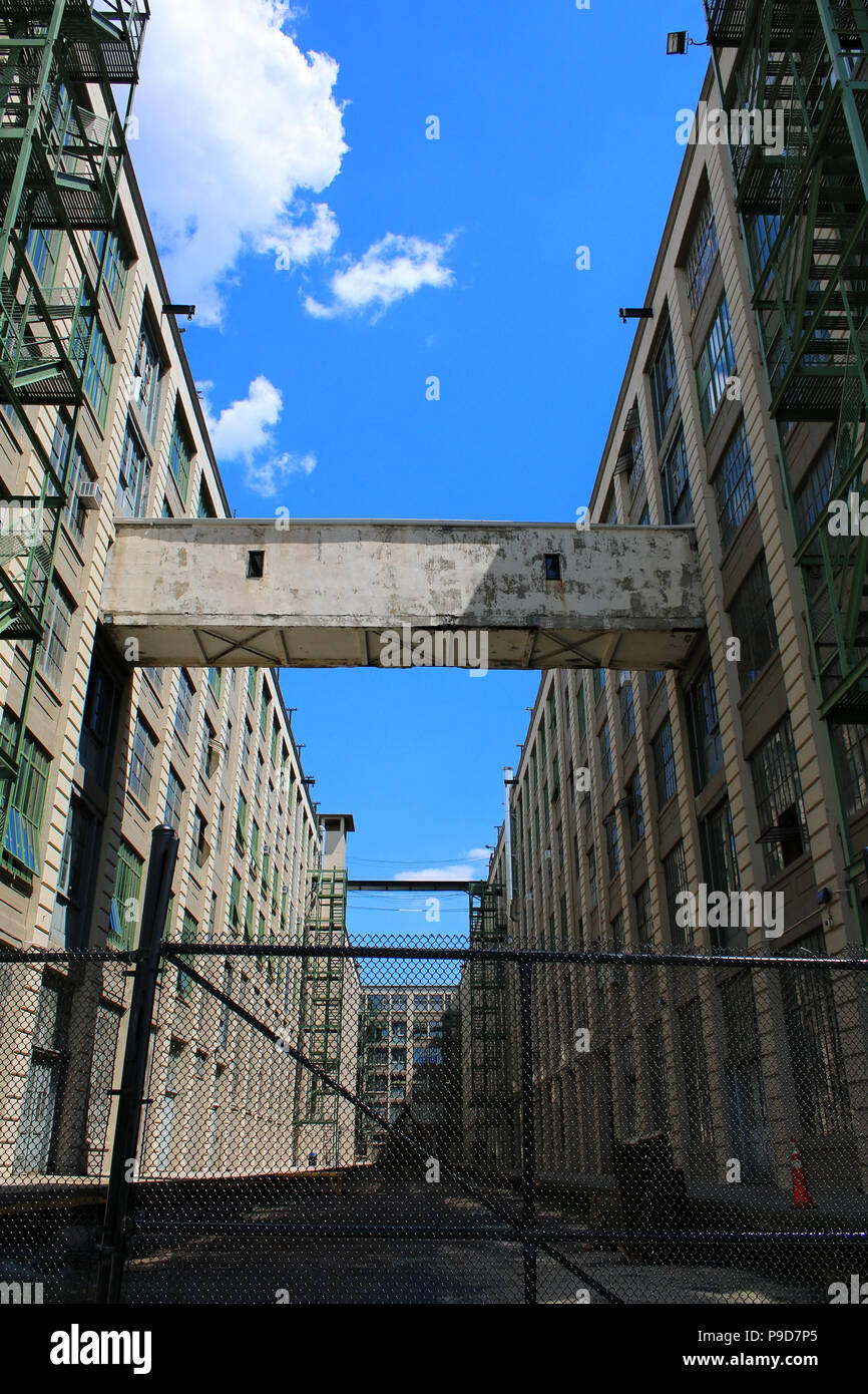 NEW YORK, NY JUNE 26 Industry City warehouse complex buildings in