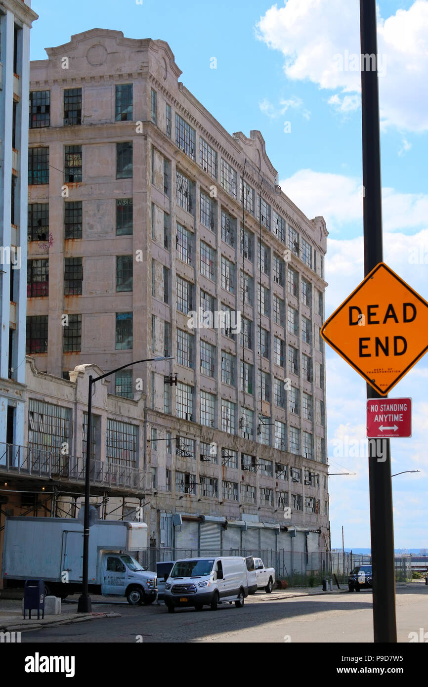 NEW YORK, NY JUNE 26 Gritty neighborhood of Industry City complex