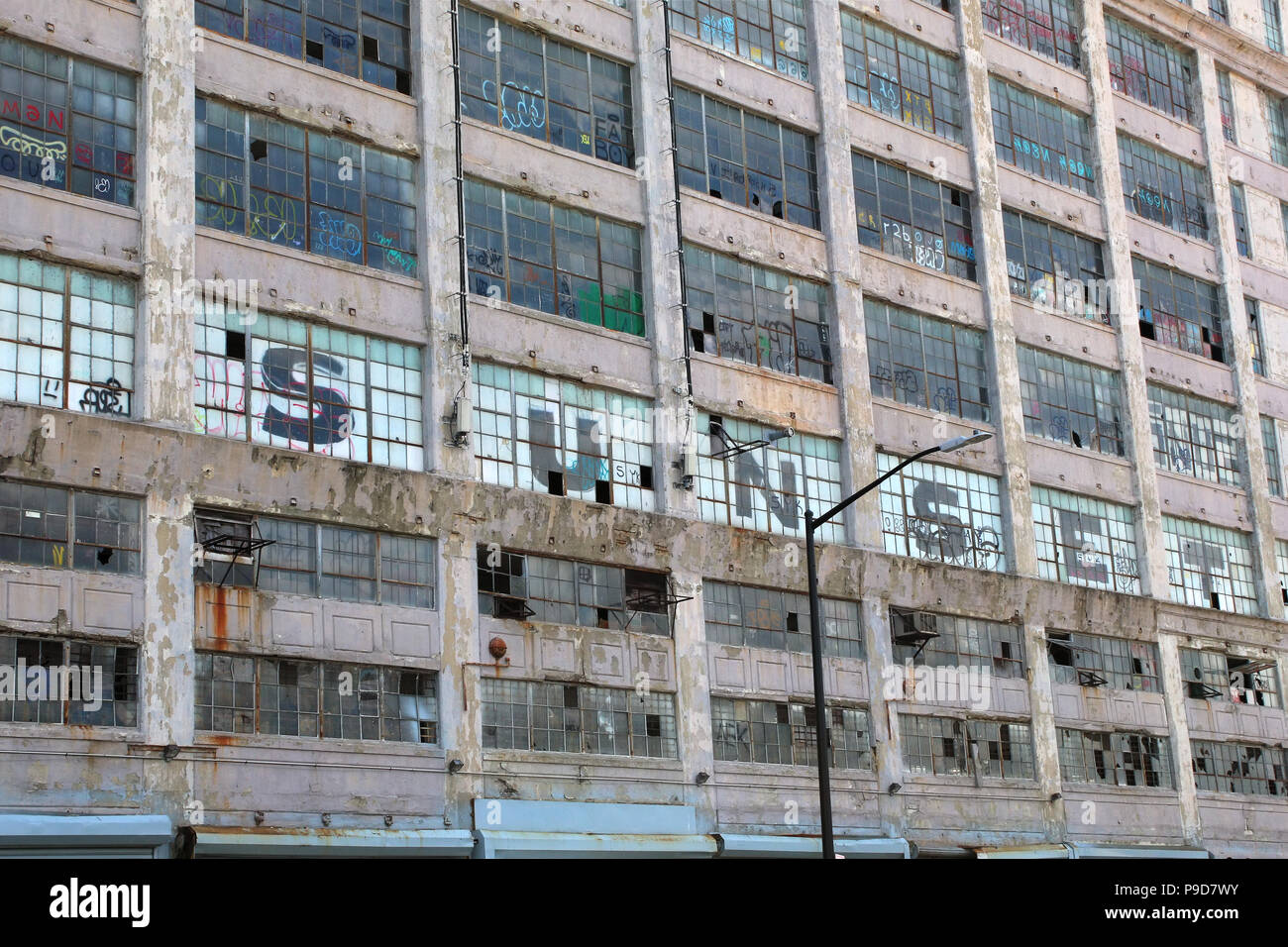 NEW YORK, NY JUNE 26 Gritty neighborhood of Industry City complex