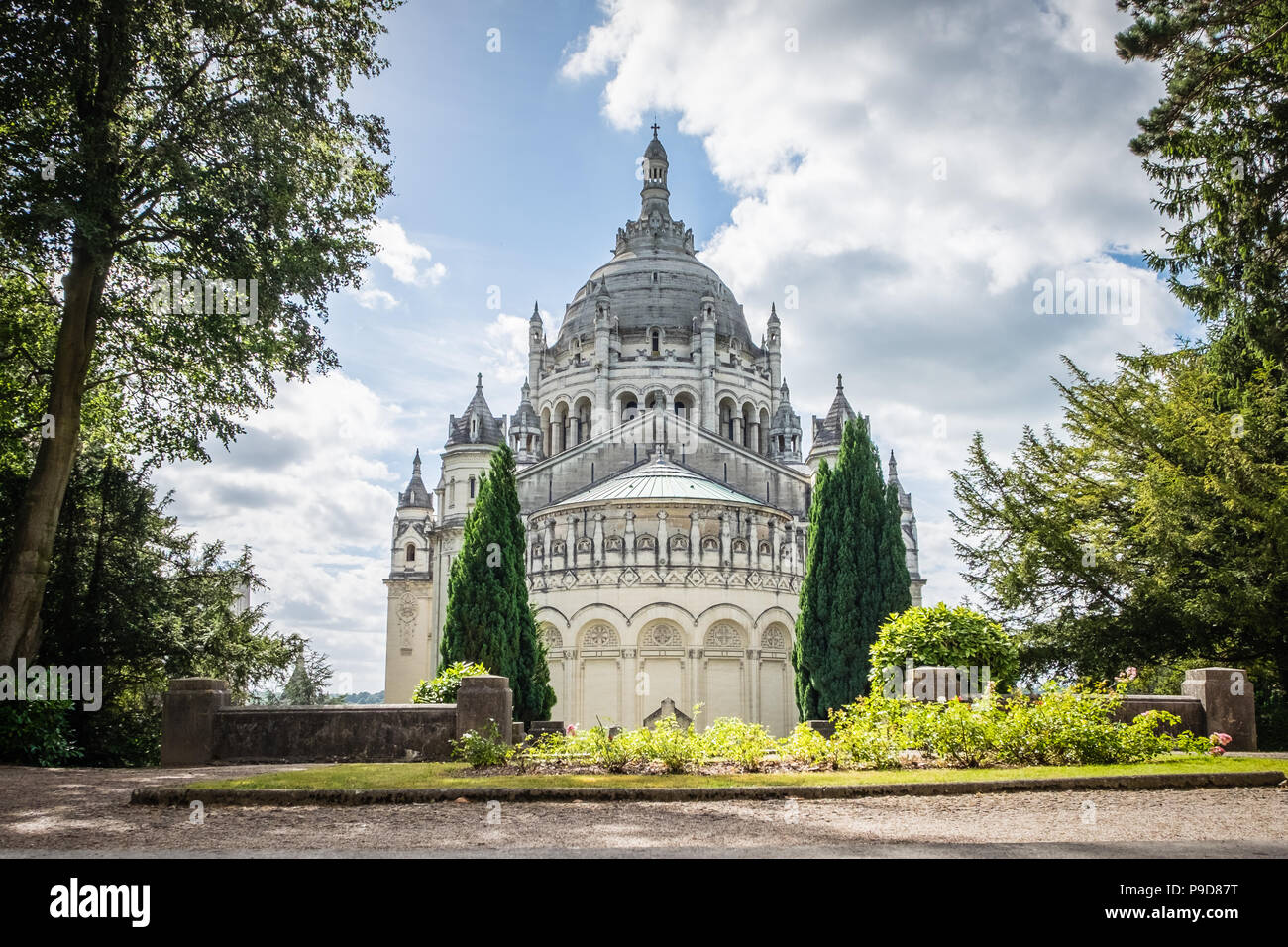 Basilica Of St Therese Lisieux France Stock Photo Alamy