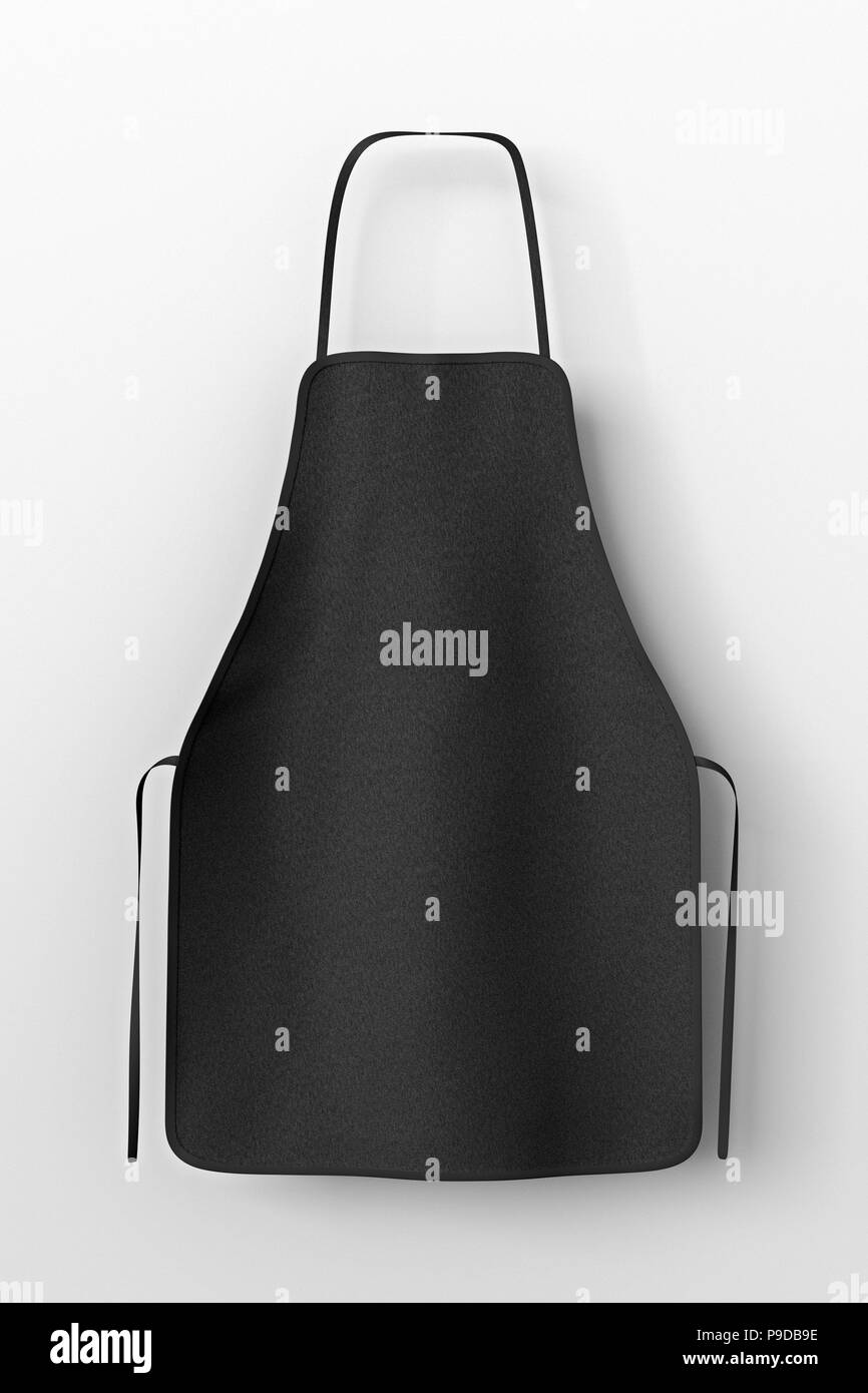 Apron-Prints of black on white Background main image 1