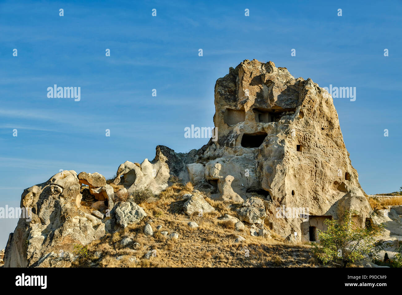 Rock church, Goreme Open Air Museum, Goreme, Cappadocia, Turkey Stock Photo
