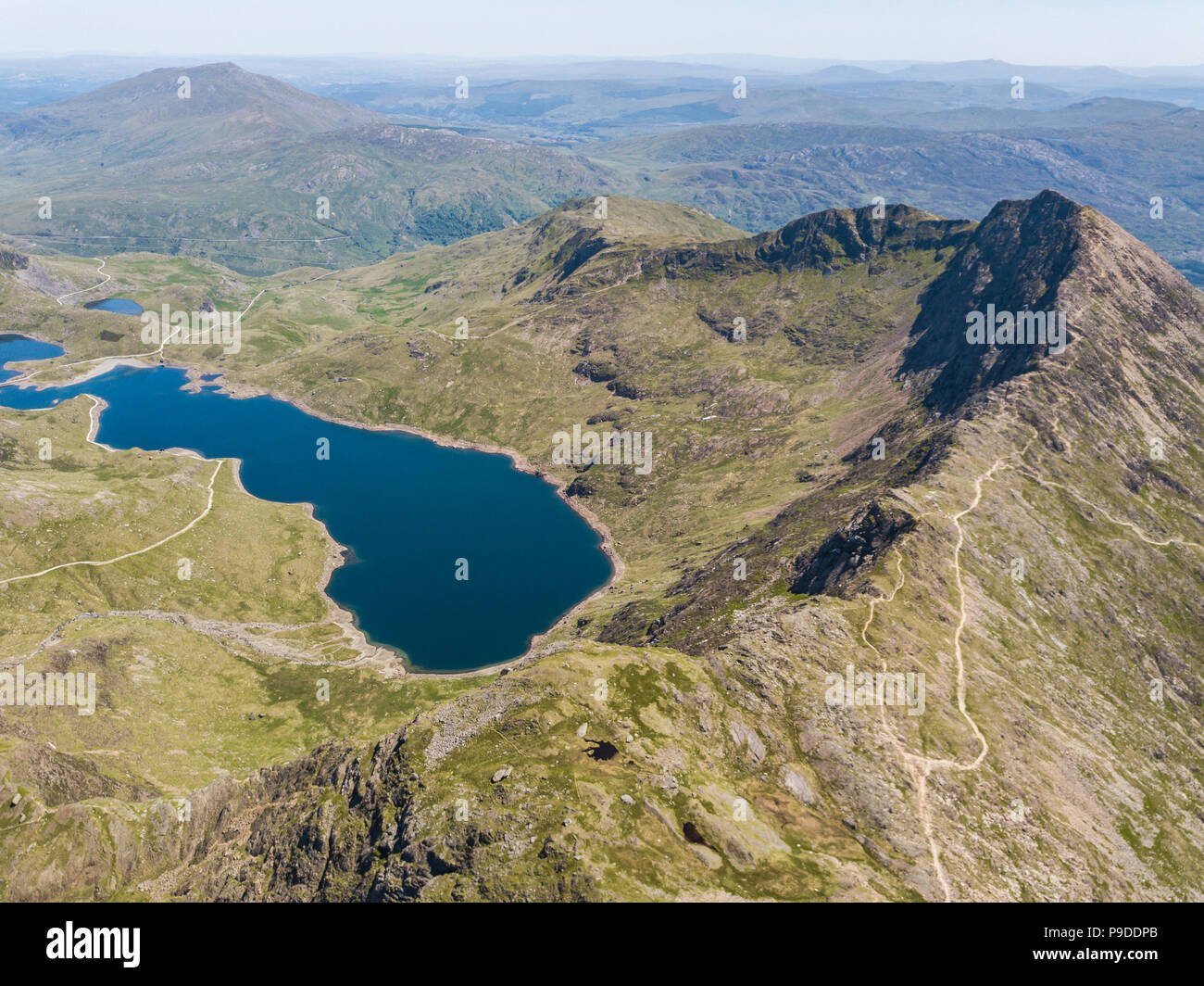 Snowdonia Lake Glaslyn Snowdon Hi res Stock Photography And Images Alamy