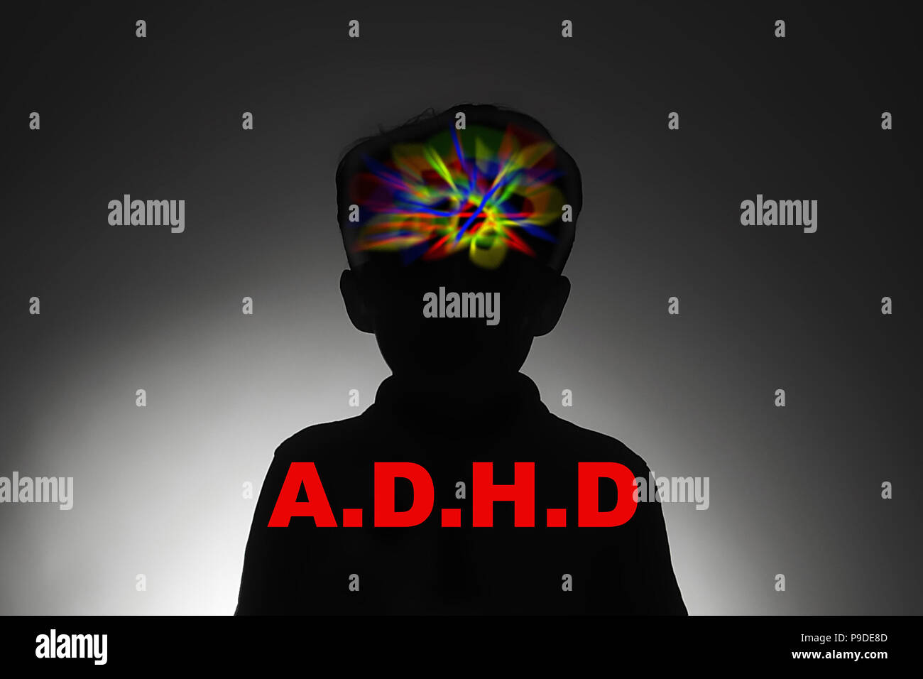 attention deficit hyperactivity disorder Stock Photo
