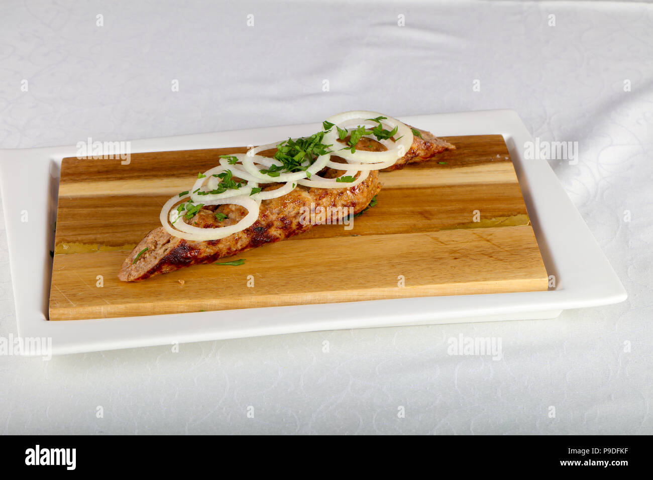 Beef kebab bbq Stock Photo Alamy