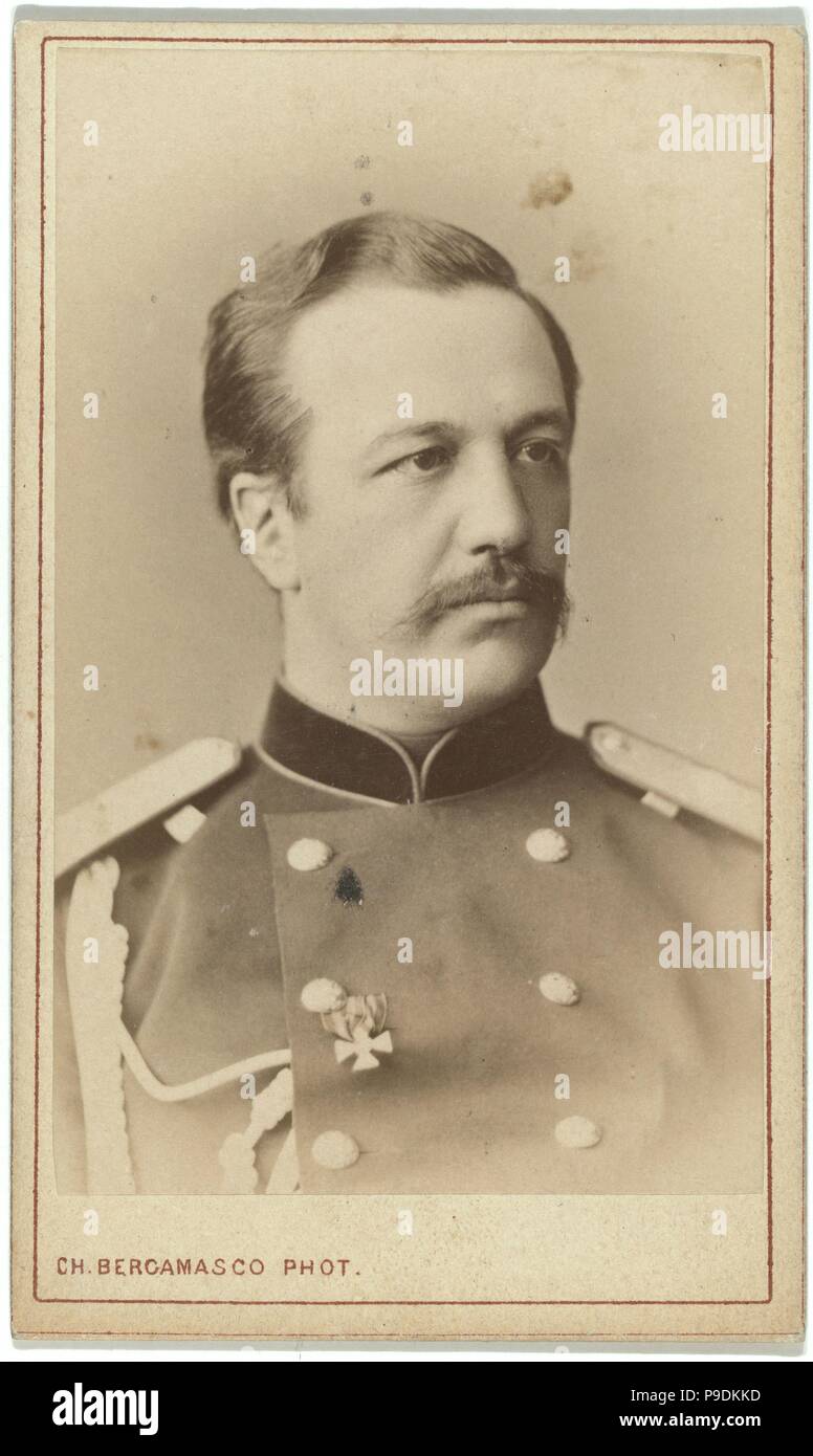 Portrait of Count Illarion Ivanovich Vorontsov-Dashkov (1837-1916). Museum: PRIVATE COLLECTION. Stock Photo