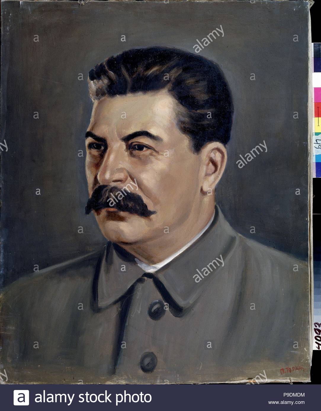 Painting Of Soviet Leader Joseph Stalin Stock Photos & Painting Of ...