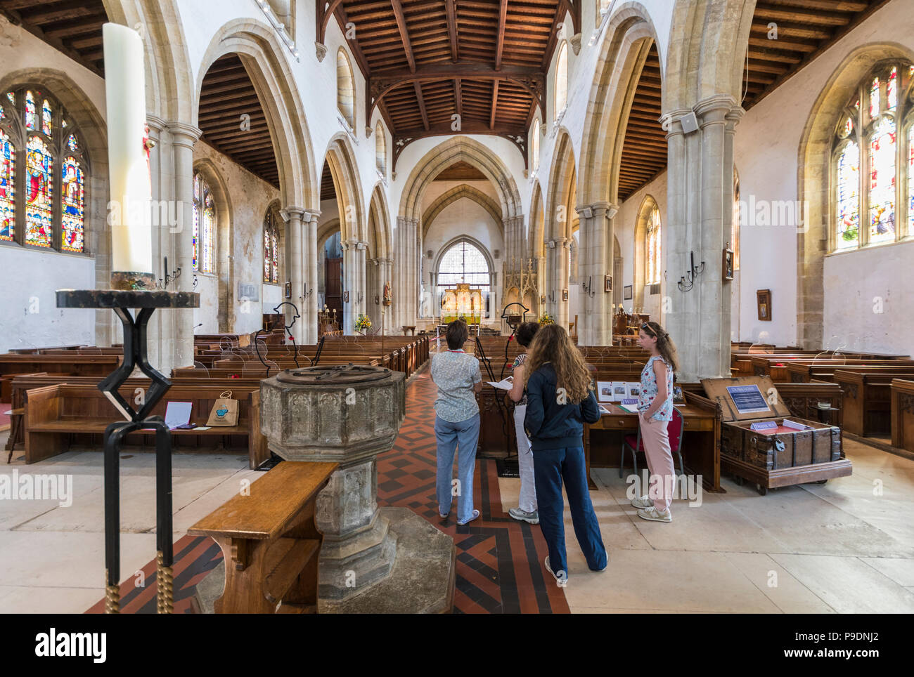Saint nicholas church interior hi-res stock photography and images - Alamy