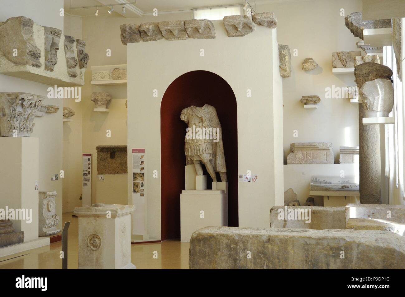 Spain. Catalonia. Tarragona. National Archaeological Museum. Room Stock