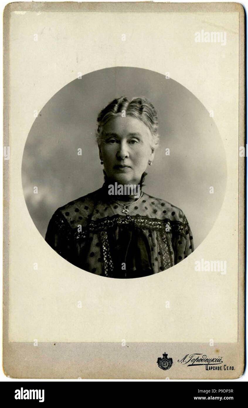 Grand Duchess Maria Pavlovna of Russia (1854-1920). Museum: PRIVATE COLLECTION. Stock Photo