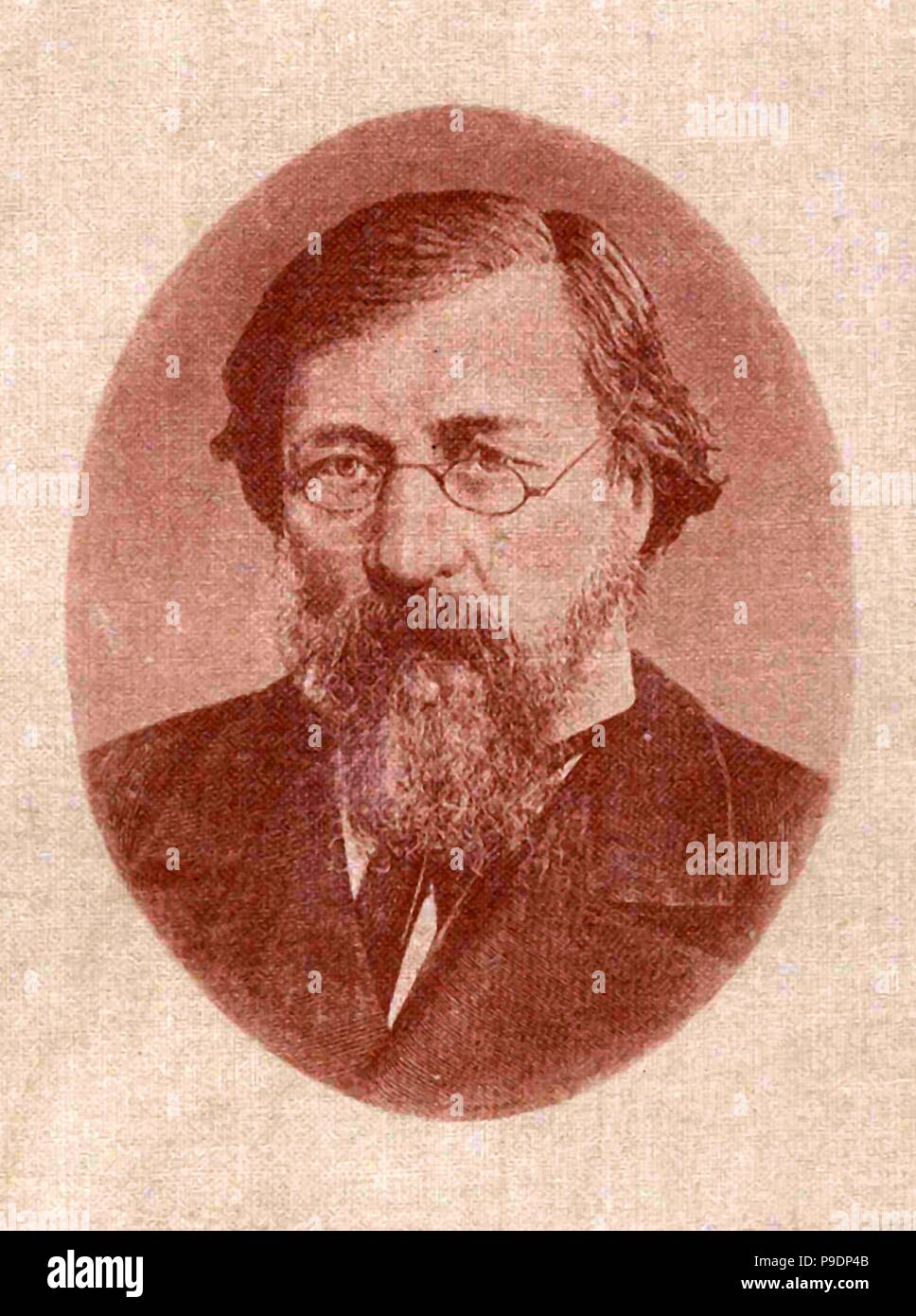 Nikolay Gavrilovich Chernyshevsky (1828–1889). Museum: Russian State Archive of Literature and Art, Moscow. Stock Photo