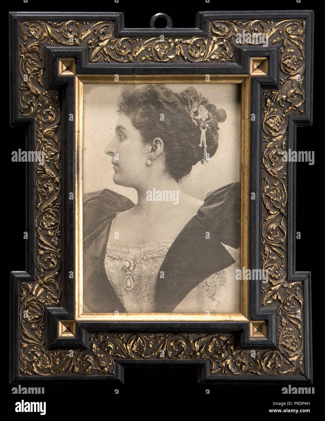 Portrait of Grand Duchess Anastasia Nikolaevna of Russia (1867-1935). Museum: PRIVATE COLLECTION. Stock Photo