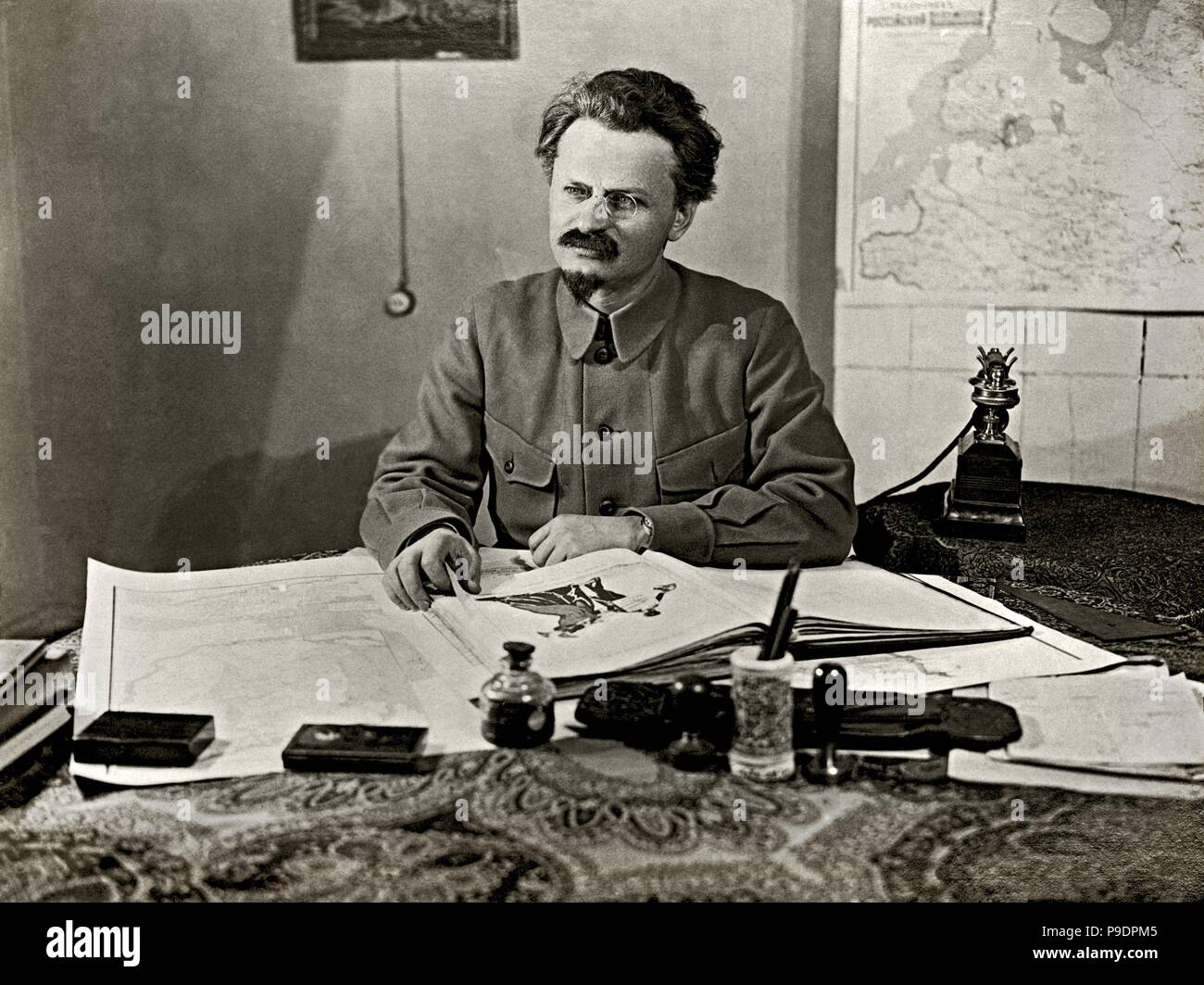 Leon Trotsky. Museum: State History Museum, Moscow. Stock Photo