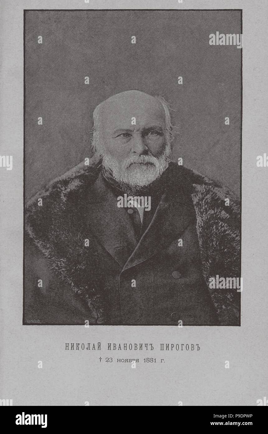 Nikolay Ivanovich Pirogov (1810-1881). Museum: PRIVATE COLLECTION. Stock Photo