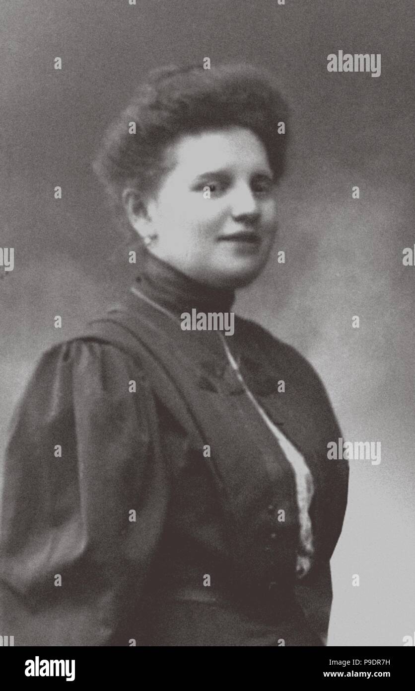 Anna Demidova (1878-1918), housemaid of the Romanov Family. Museum: PRIVATE COLLECTION. Stock Photo