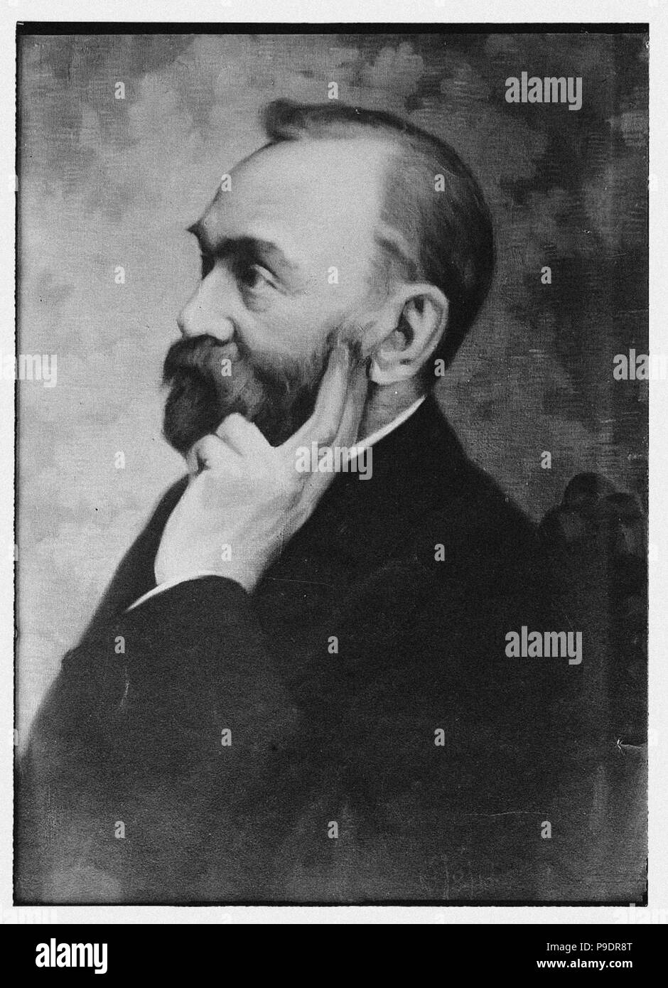 Alfred Nobel. Museum: Russian State Library, Moscow. Stock Photo
