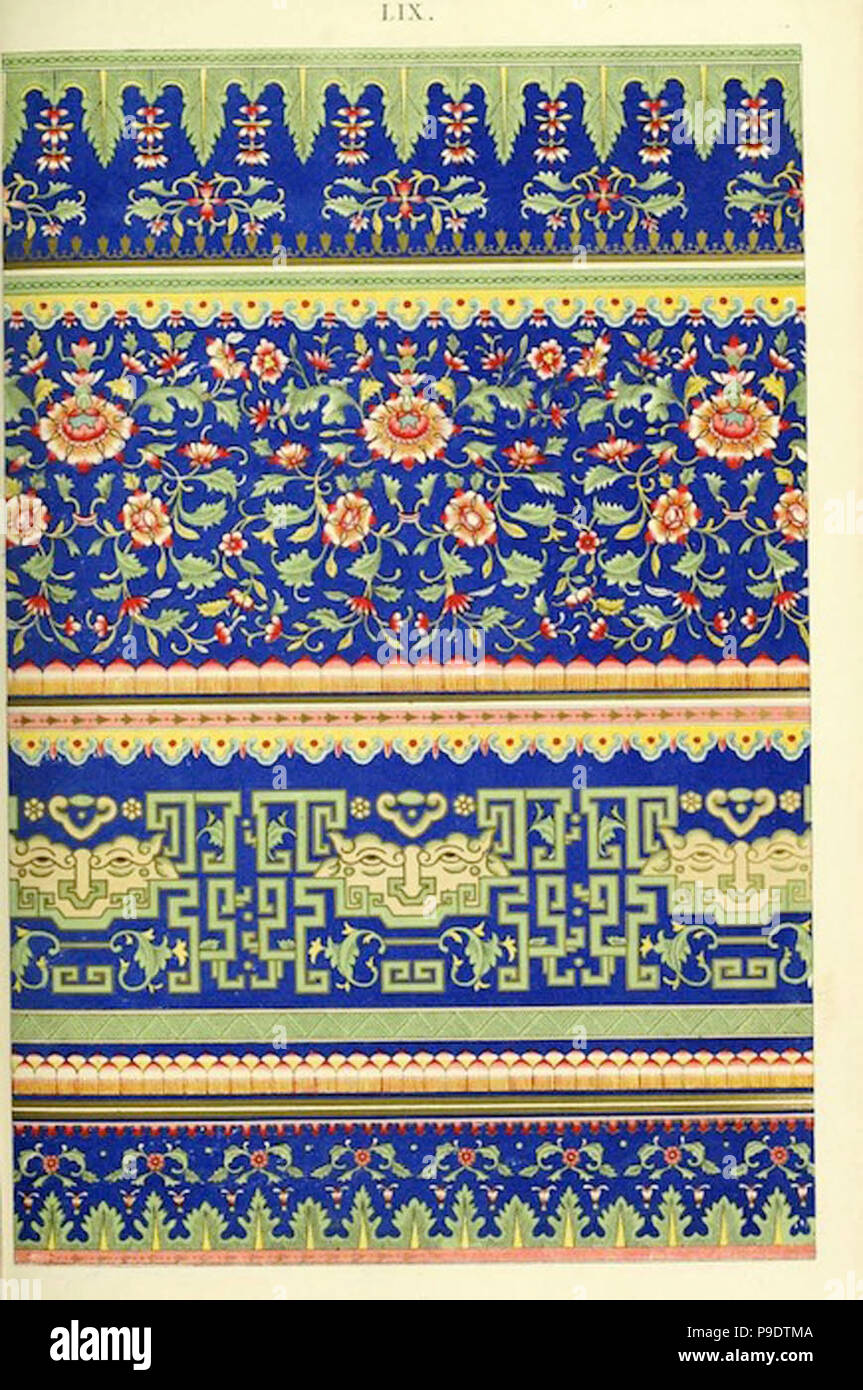 vintage chinese pattern Stock Photo Alamy