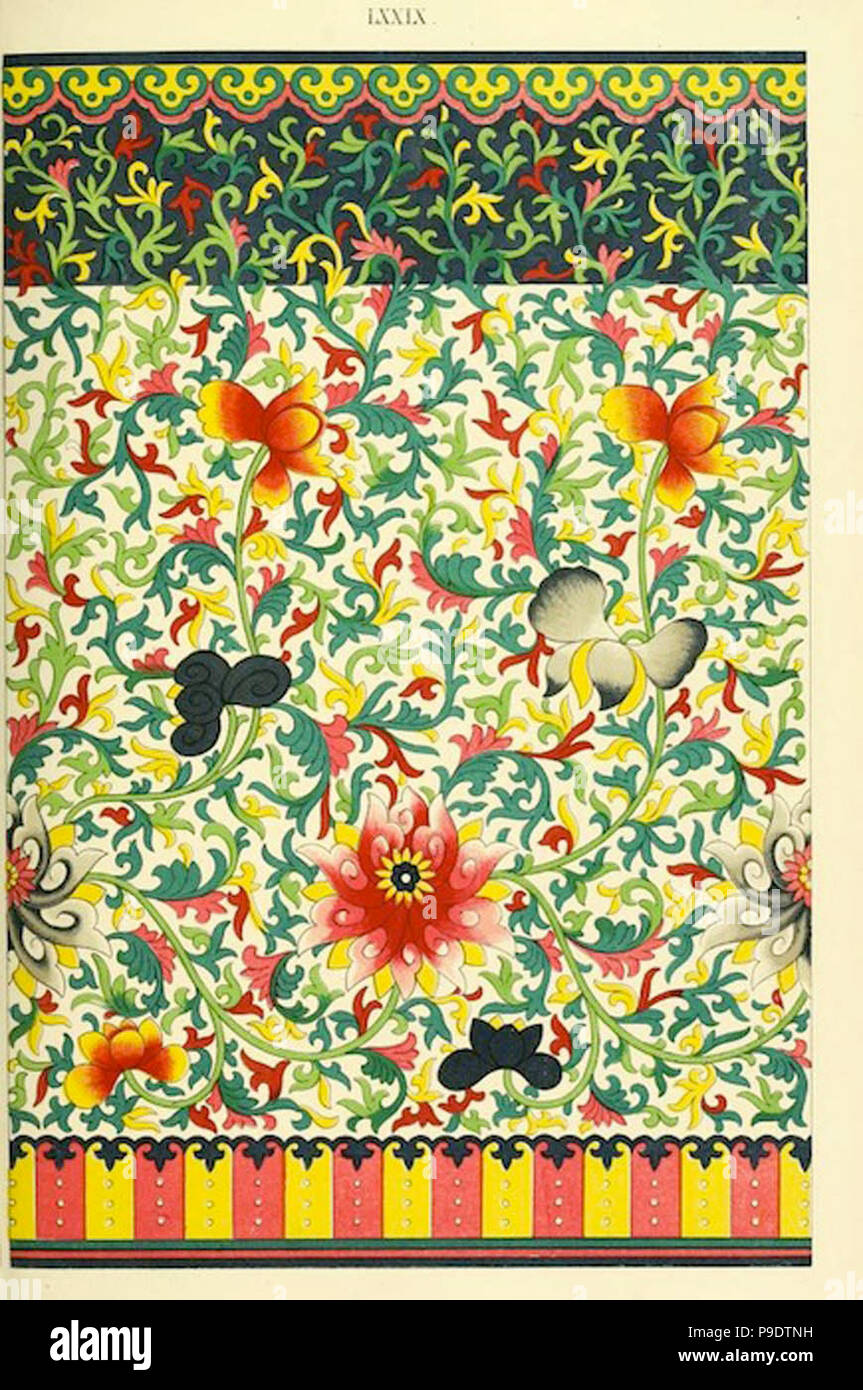 vintage chinese pattern Stock Photo Alamy