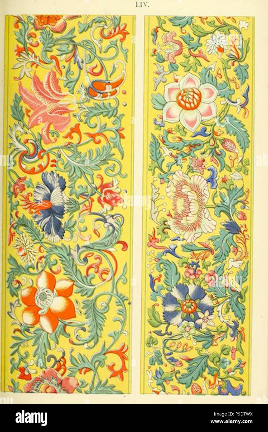 vintage chinese pattern Stock Photo Alamy